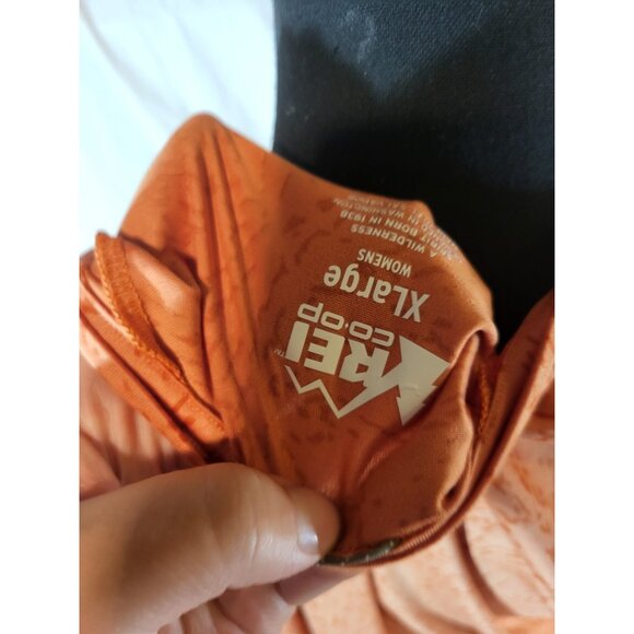 REI Co-op XL Orange Geometric Sleeveless Tank - Picture 5 of 5